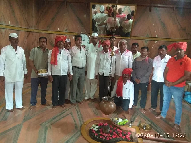 Ramdas Chaudhary has been elected as the President of Kohkadi Various Executive Services Organization at Parner.jpg
