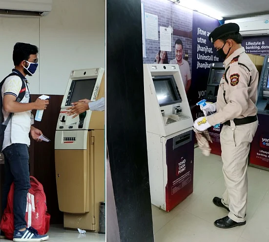 Atms Does Not Cleaning Every Two Hours Aurangabad News