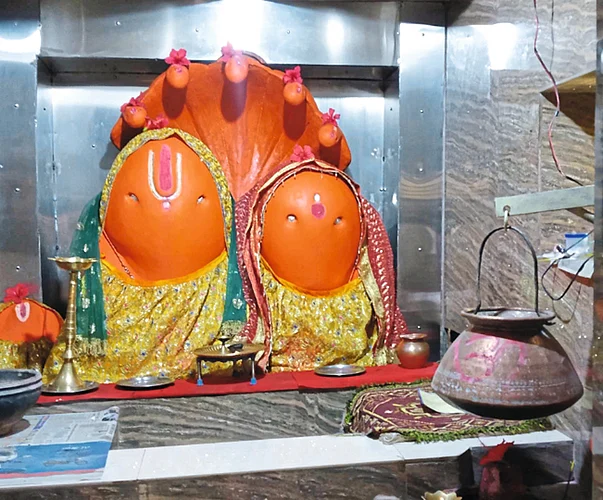 भगवान नृसिंहाची आकर्षक मूर्ती.