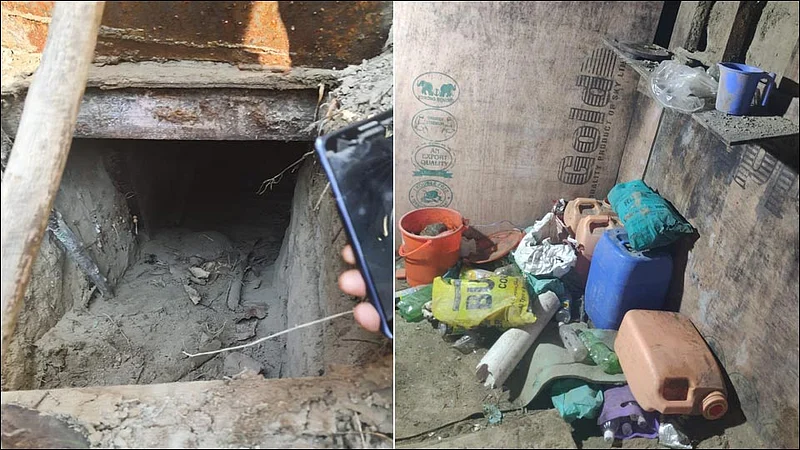 soldier destroyed an underground hideout of lashkar e taiba in kashmir
