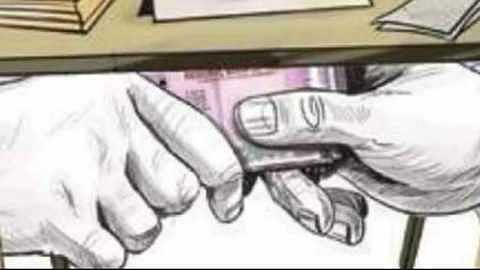 Member arrested along with a corrupt Gram Sevak