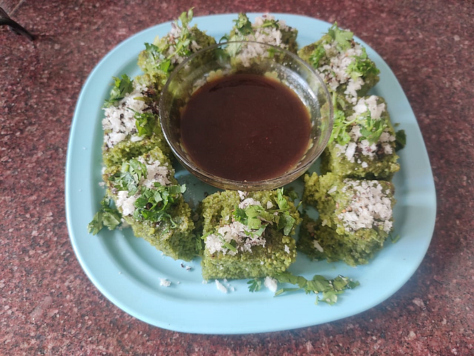 How Make healthy Moog Dhokla
