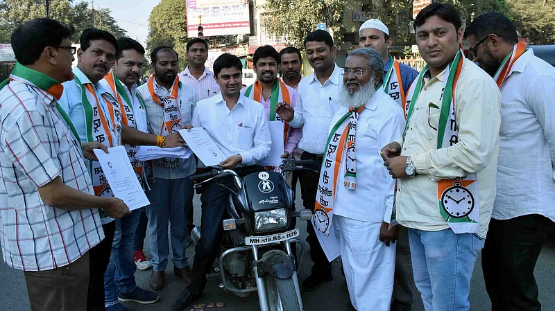 ncp andolan imege jalgaon