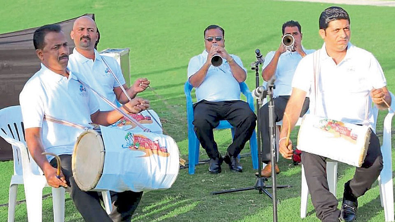 sindudurg Traditional instrument khalu baja In dubai kokan marathi news