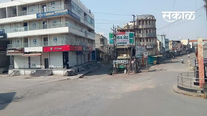 market not open in 8 days of lockdown in amravati}