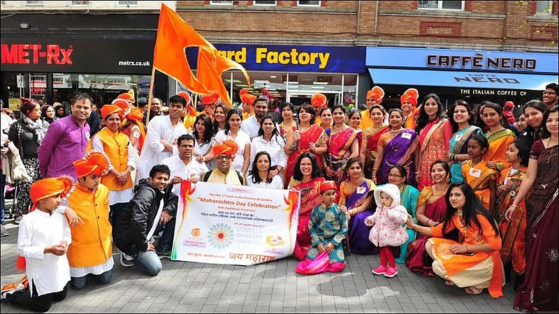 maharashtra din celebrate in london