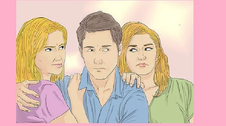 His marriage life was going on the right path but another woman entered there...