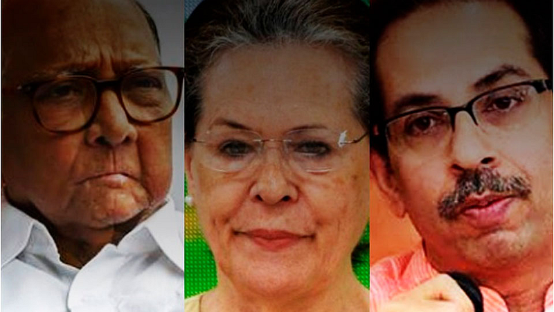 Sharad Pawar, Sonia Gandhi, Uddhav Thackeray