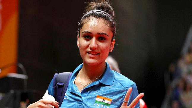 Manika Waiting for prize of the Delhi Commonwealth Games