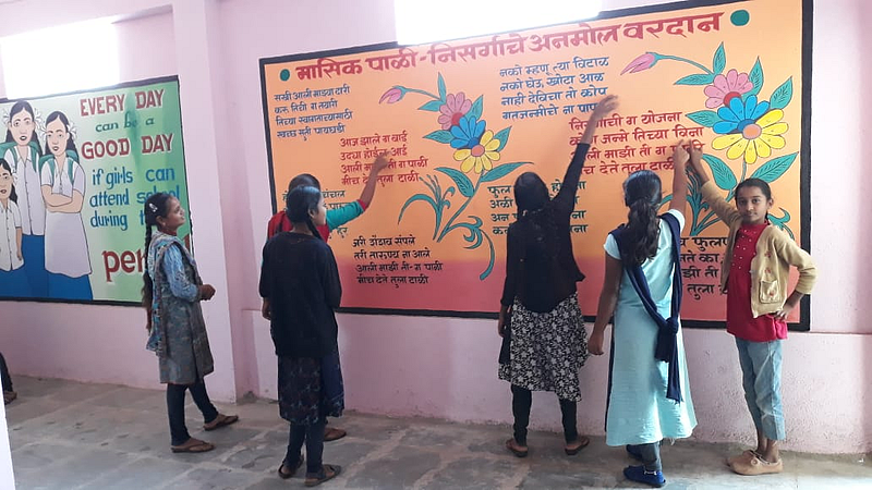 Sanitary napkin and changing room available