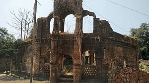 an octagonal historical building still exist in dense forest of gadchiroli an octagonal historical building still exist in dense forest of gadchiroli