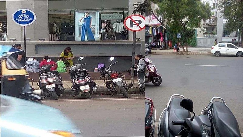 Akola News: Parking system thirteen; The square became a parking lot