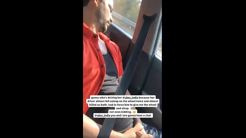 driver sleeps while pune mumbai drive women driver cab