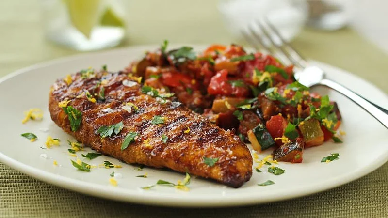 vegetable and chicken
