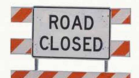 road closed