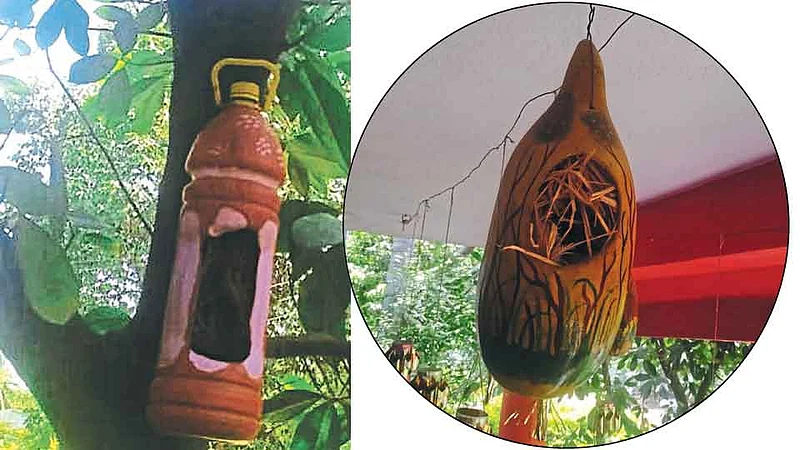टाकाऊ वस्तूंपासून उबदार घरटी