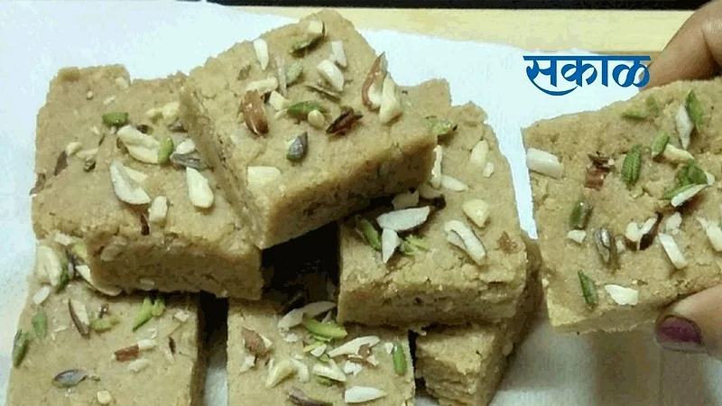Make homemade dough barfi This is the method