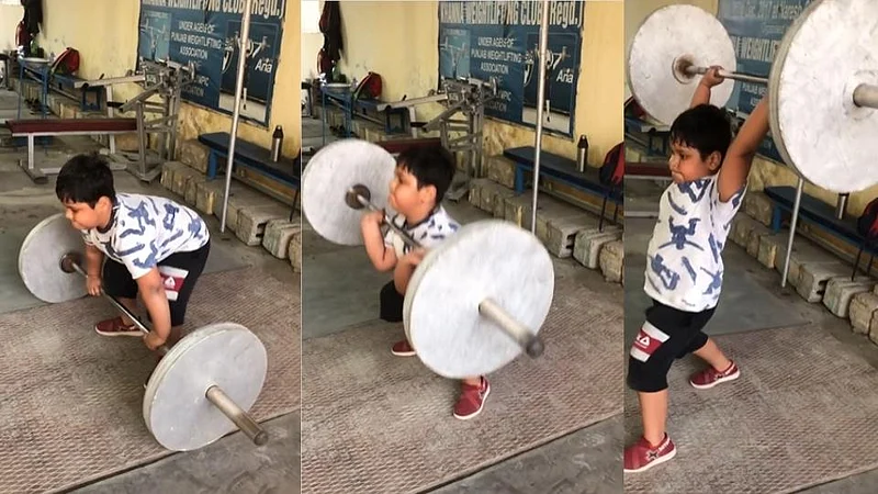 A video of a little boy exercising on social media is going viral.jpg