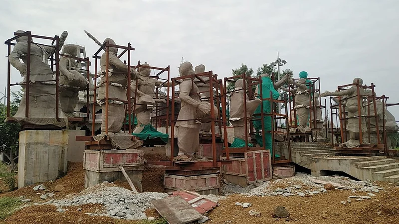 आळंदी-पुणे पालखी मार्गावर अनुभवता येणार संत भेट; समूहशिल्पाचे अर्धवट काम होणार पूर्ण