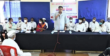 Review meeting of MLA Ashutosh Kale in Kopargaon taluka