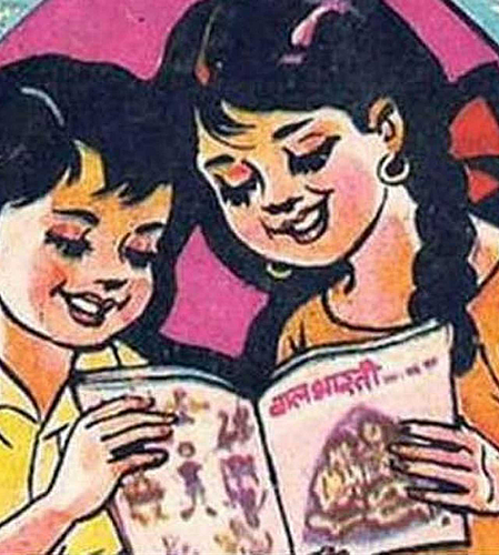 Book gift to the new secondary school on the occasion of Children Day