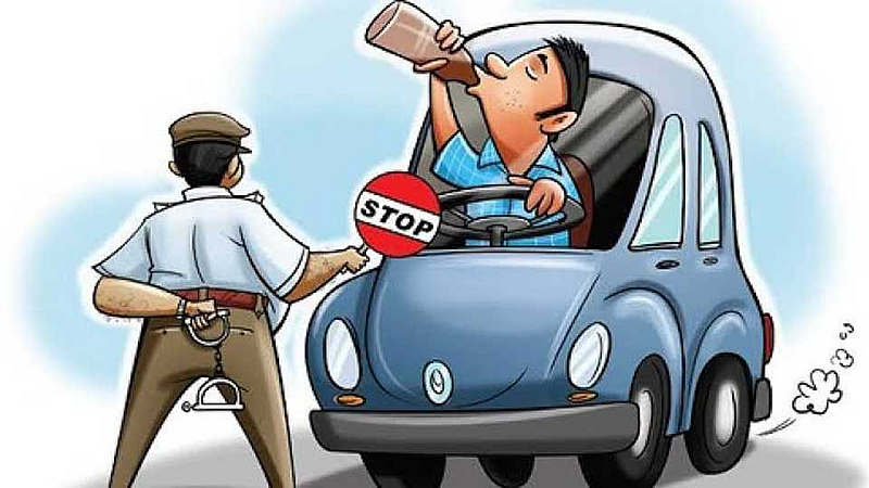 Police action against 156 people drink and drive New Year 2023