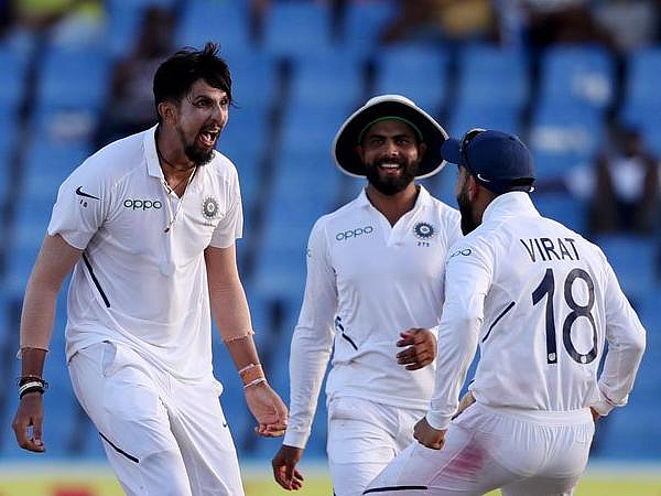 West Indies scored 189 rn at the cost of 8 wickets in 1st test against India