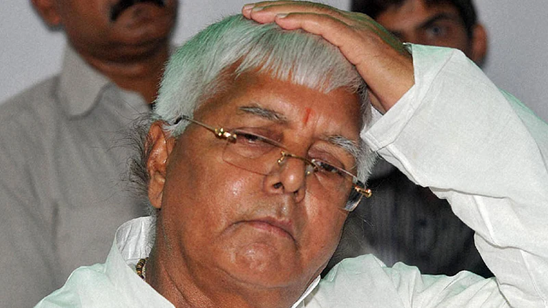 Ladu Prasad Yadavs party rjd suffered two major setbacks on the same day