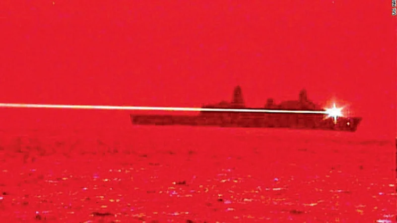 Laser missile