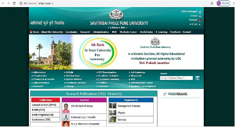 No timetable has been announced for the engineers by the university of pune