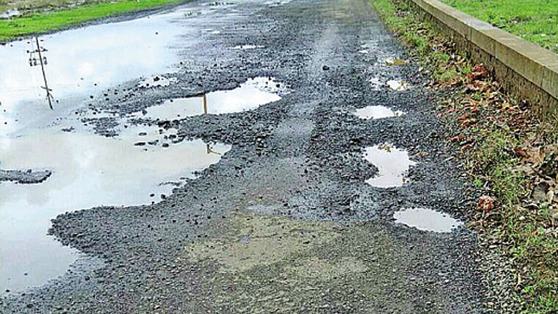 शहरातील अंतर्गत रस्त्यांची उडाली दैना