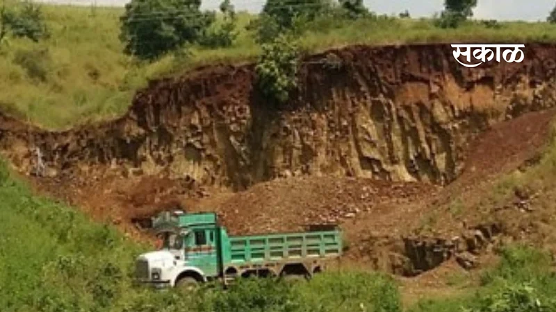 illegal digging is going on in Melghat Amravati district }
