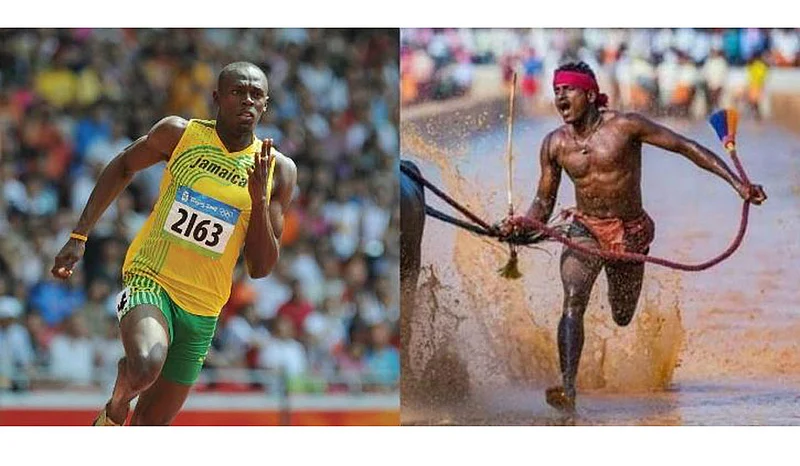 Sanjay Gharpure writes about fast runner usain bolt and Srinivas Gowda