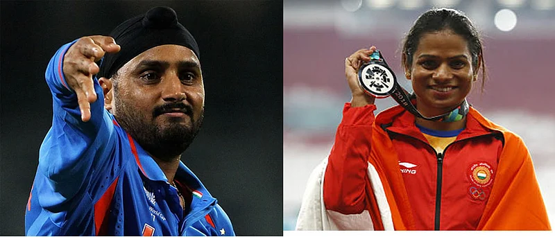 Harbhajan Singh and Dutee Chand out of race from Khel Ratna and Arjun Award resp