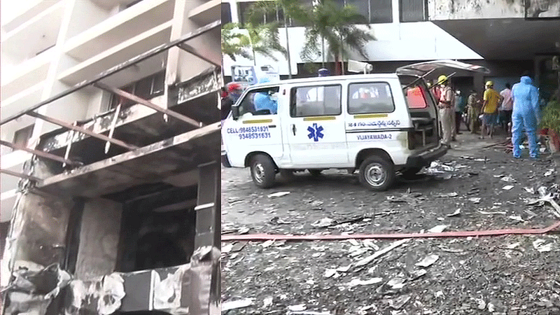 7 Dead In Fire At Hotel Used As Covid Care Facility In Andhra