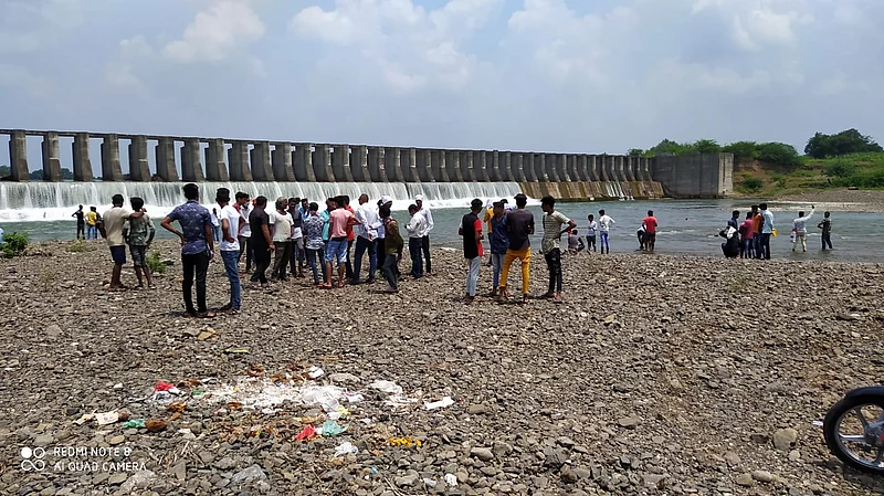 storage sank in the dam
