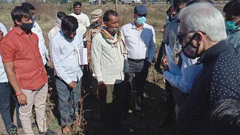 Central Team Visit Heavy Rain Hit Aurangabad District