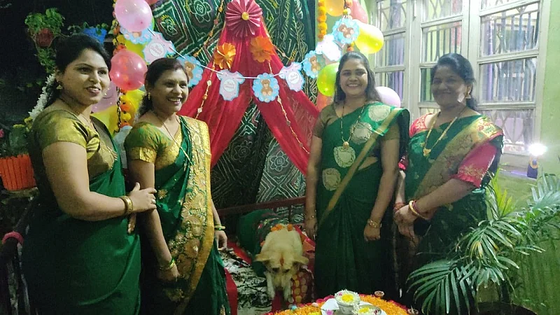 Police Officer Celebrated Baby Shower of Dog in Nagpur Latest News