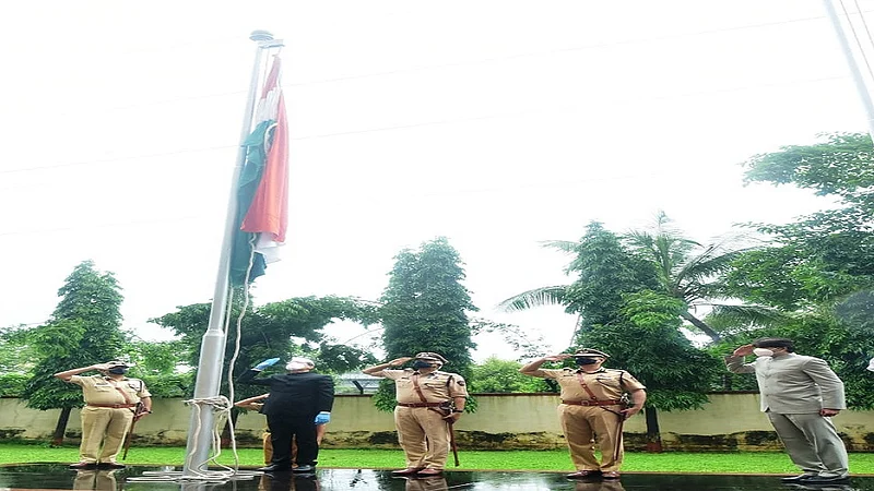 74th independence day celebrated in ratnagiri and guest ad. anil parab