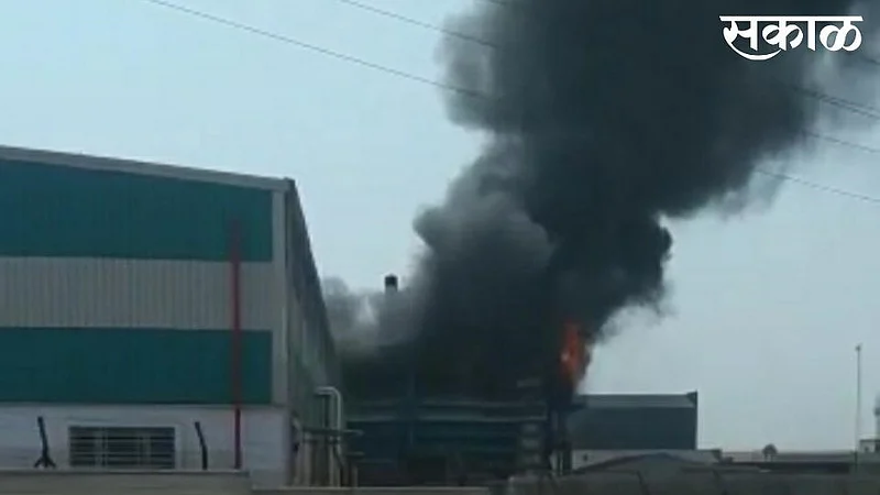 fire on industrial boiler in hatkanangale 12 crore dames kolhapur}