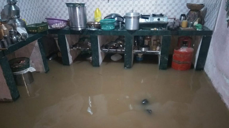 Drainage water into 150 houses in Rajput slums