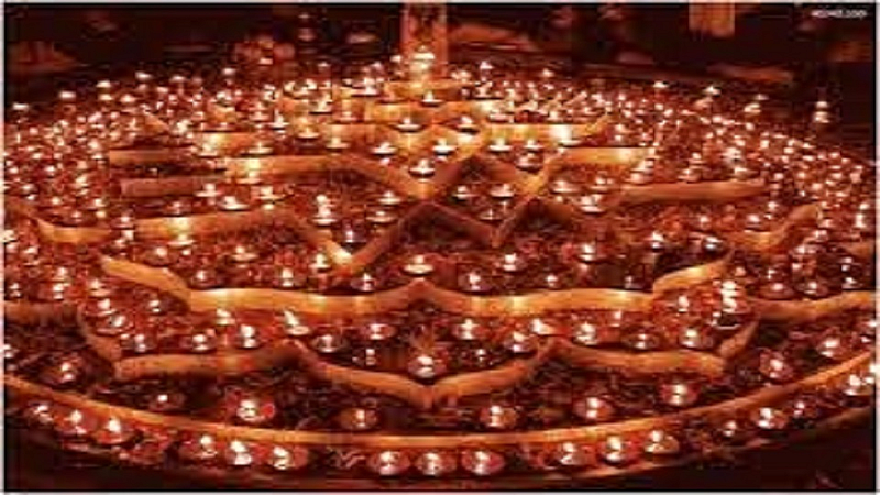 people will glow 5 thousands lamps on parkot