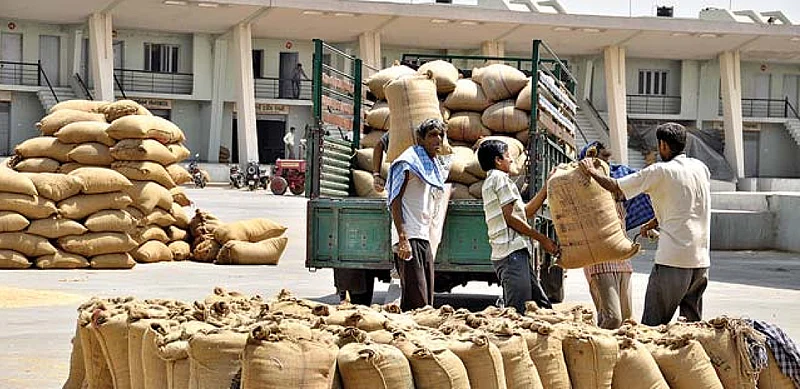 How to unload grains without leber