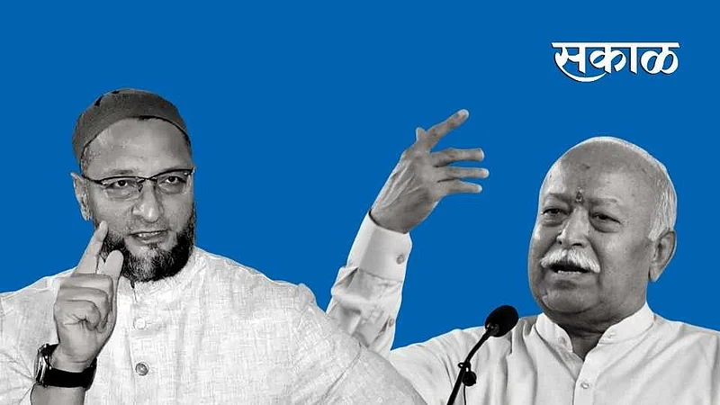 owaisi mohan bhagwat gandhi
