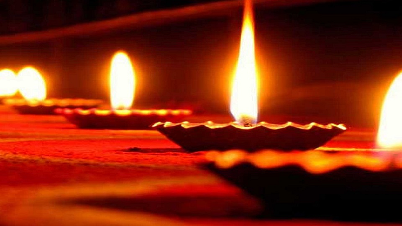 Lamp in Temple