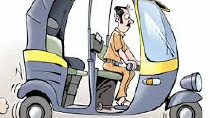 in lockdown period auto driver star a new business in village to village in ratnagiri