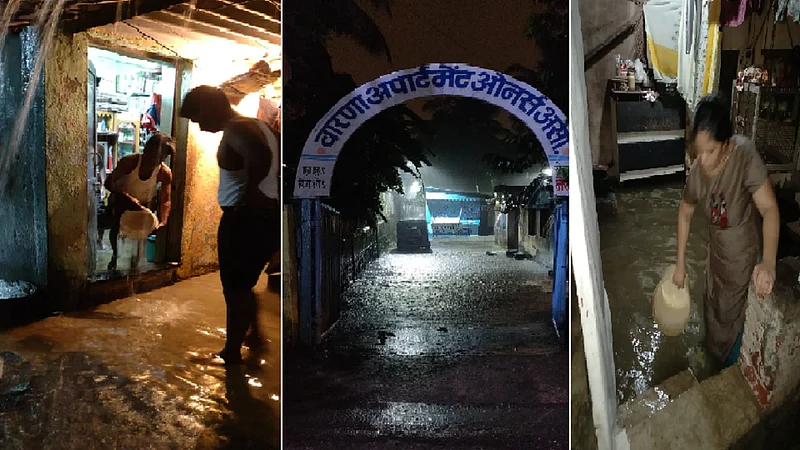 मुसळधार पावसाचा नवी मुंबईत घरांना फटका; बेलापूर-नेरुळ परिसरातील नागरिकांचे अतोनात नुकसान