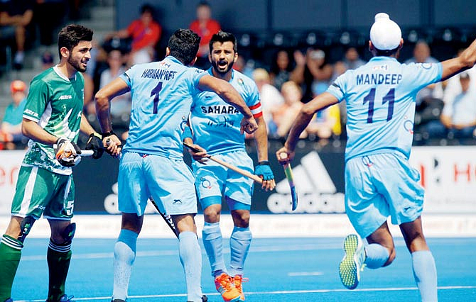 Indian hockey team win over Pakistan