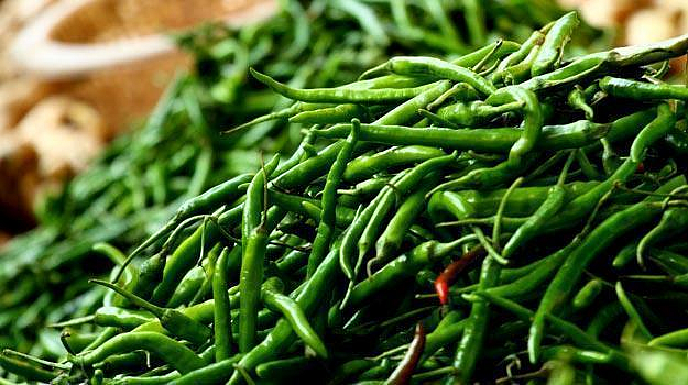 green chillies
