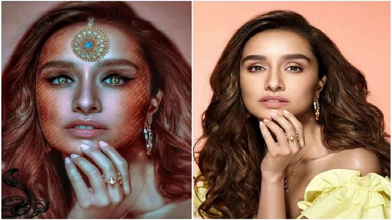 shraddha nagin look